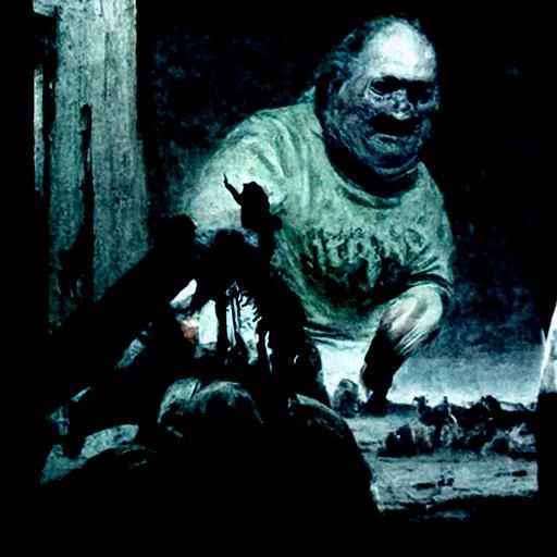 Shrek shanks people in the texas chainsaw massacre