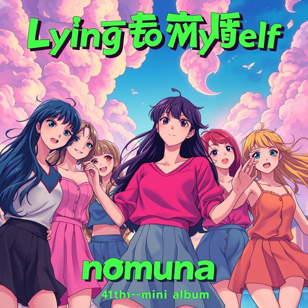 Whimsical Dance Scene with Bittersweet Expressions in Vibran...