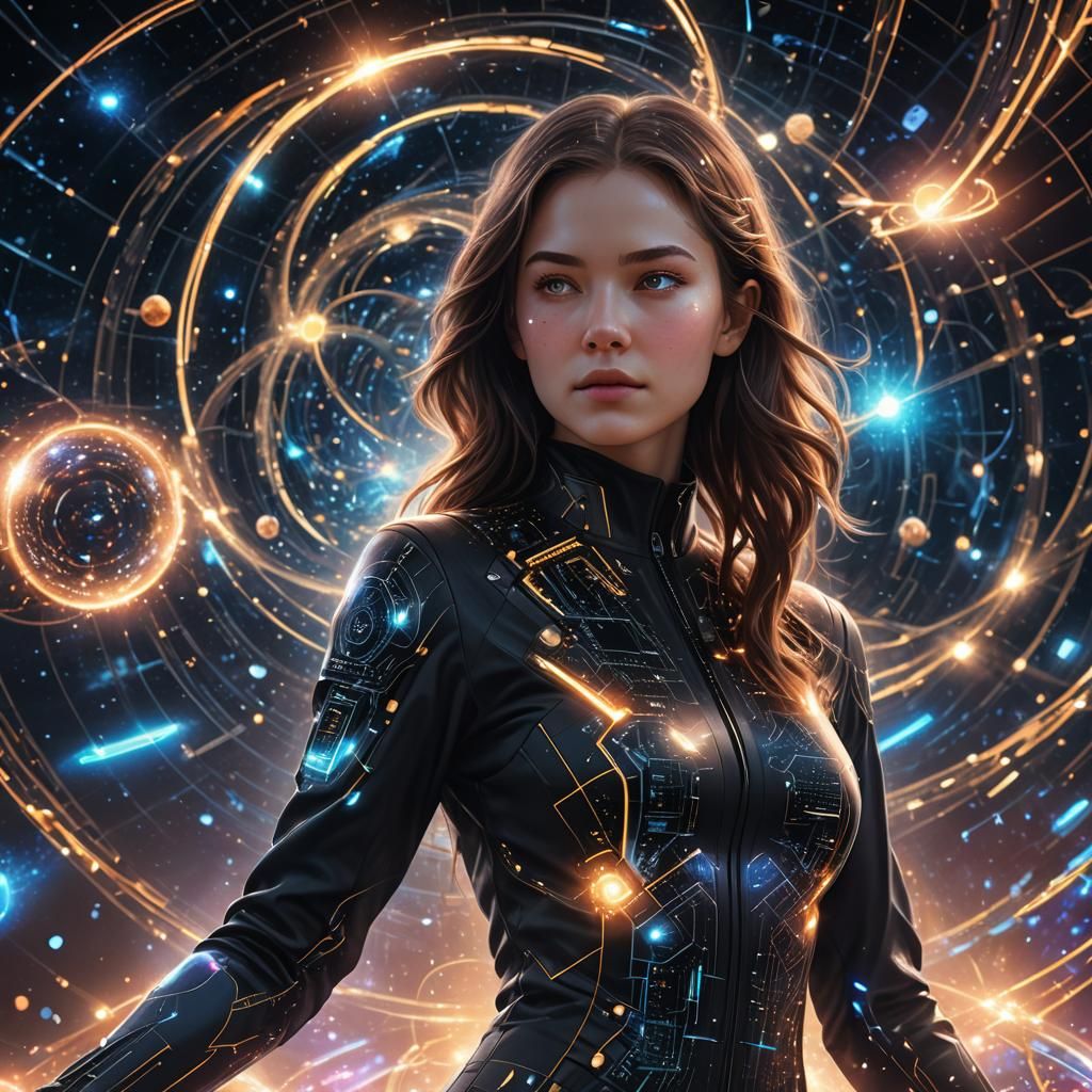 Young Woman Solves Quantum Equations in Space