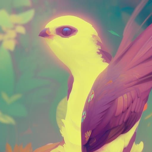 Hyperdetailed Birds in Pet Store Concept Art