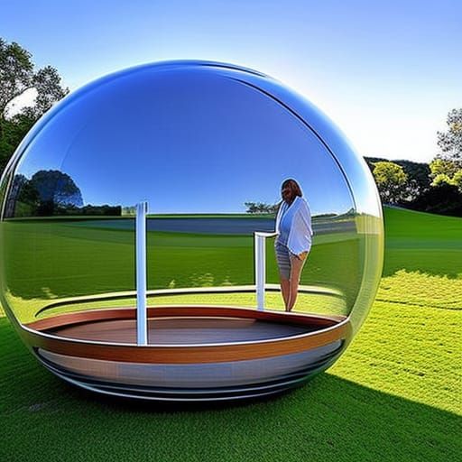 Futuristic Transparent Bubble House