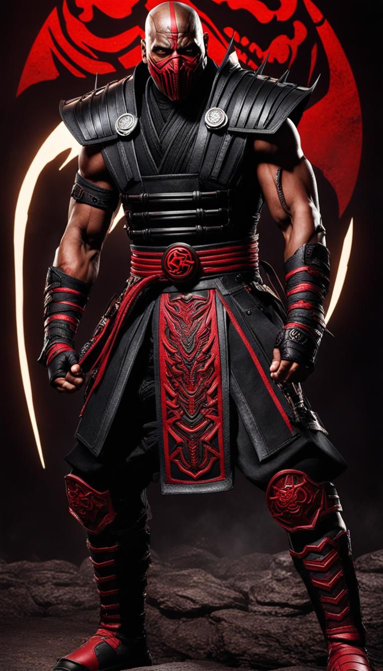 Ultrarealistic Baraka from Mortal Kombat in Outworld