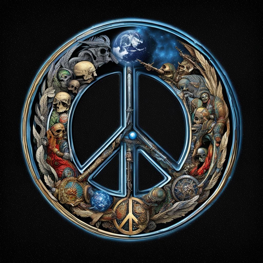 Duality of Peace and War: A Symbolic Image