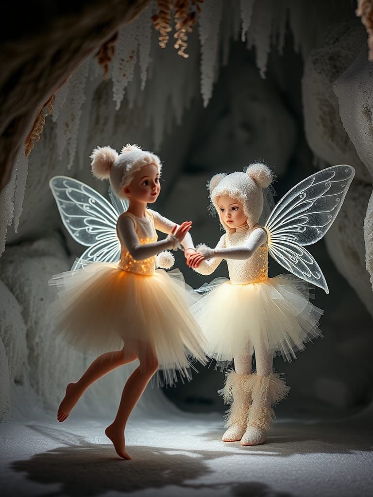 Stroboscopic Fairytale Teddy Bear Dancers