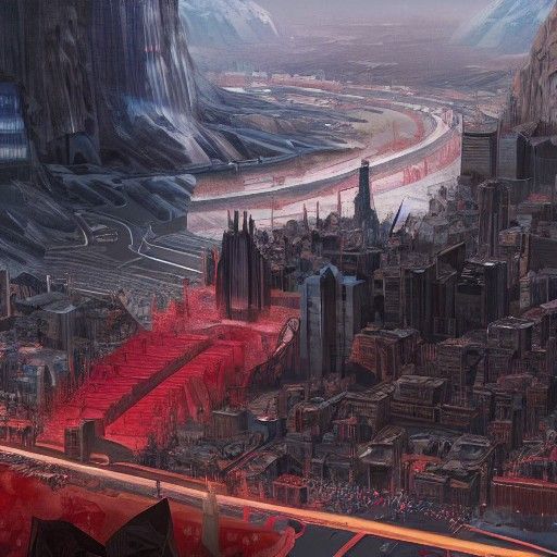 Wanda Maximoff Detailed Matte Painting