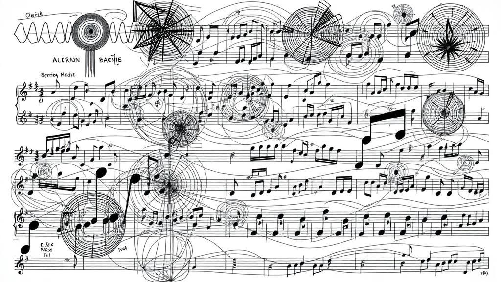 Abstract Graphic Score in Experimental Style