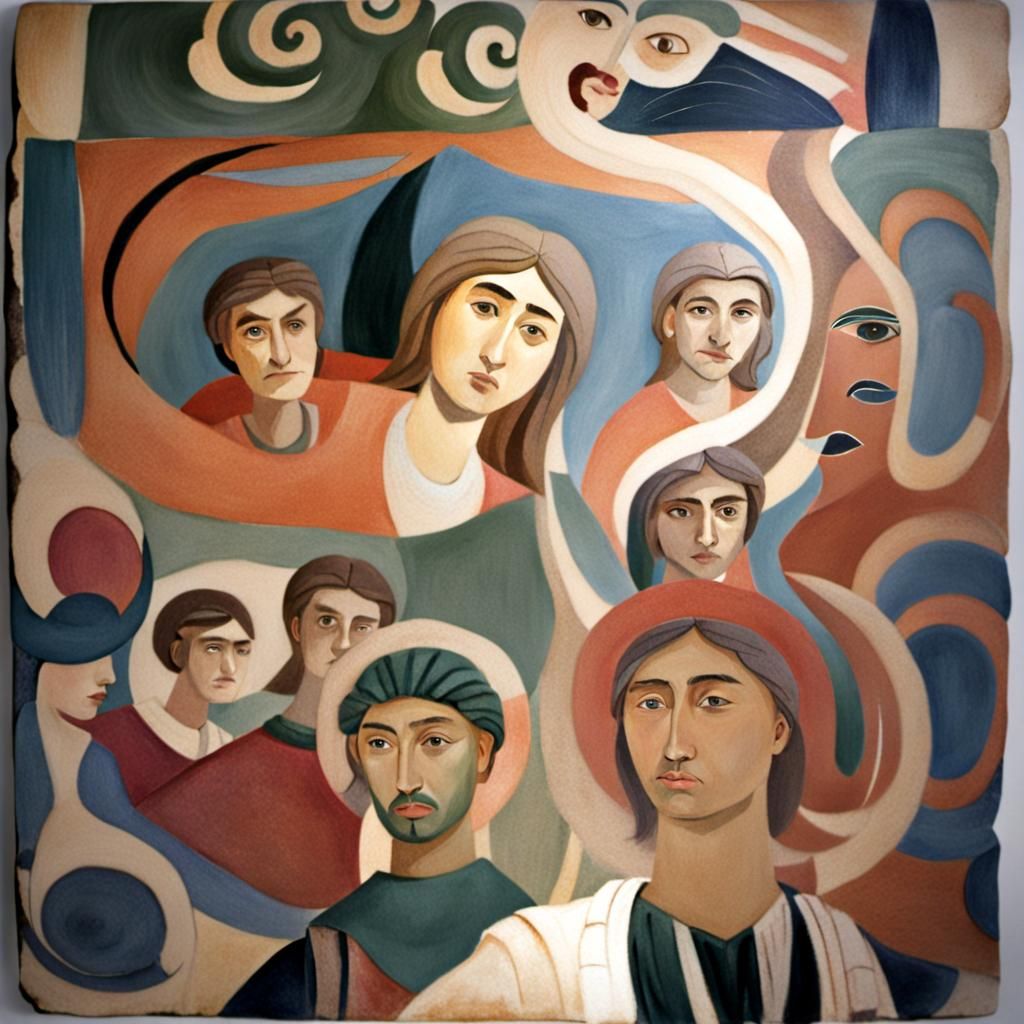 Minimalist Faces: Abstract Representations of Humanity