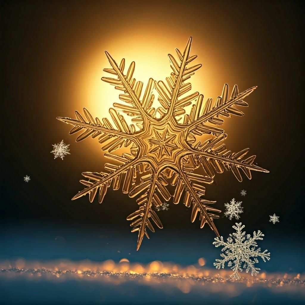 Whispers of Winter in Golden Light