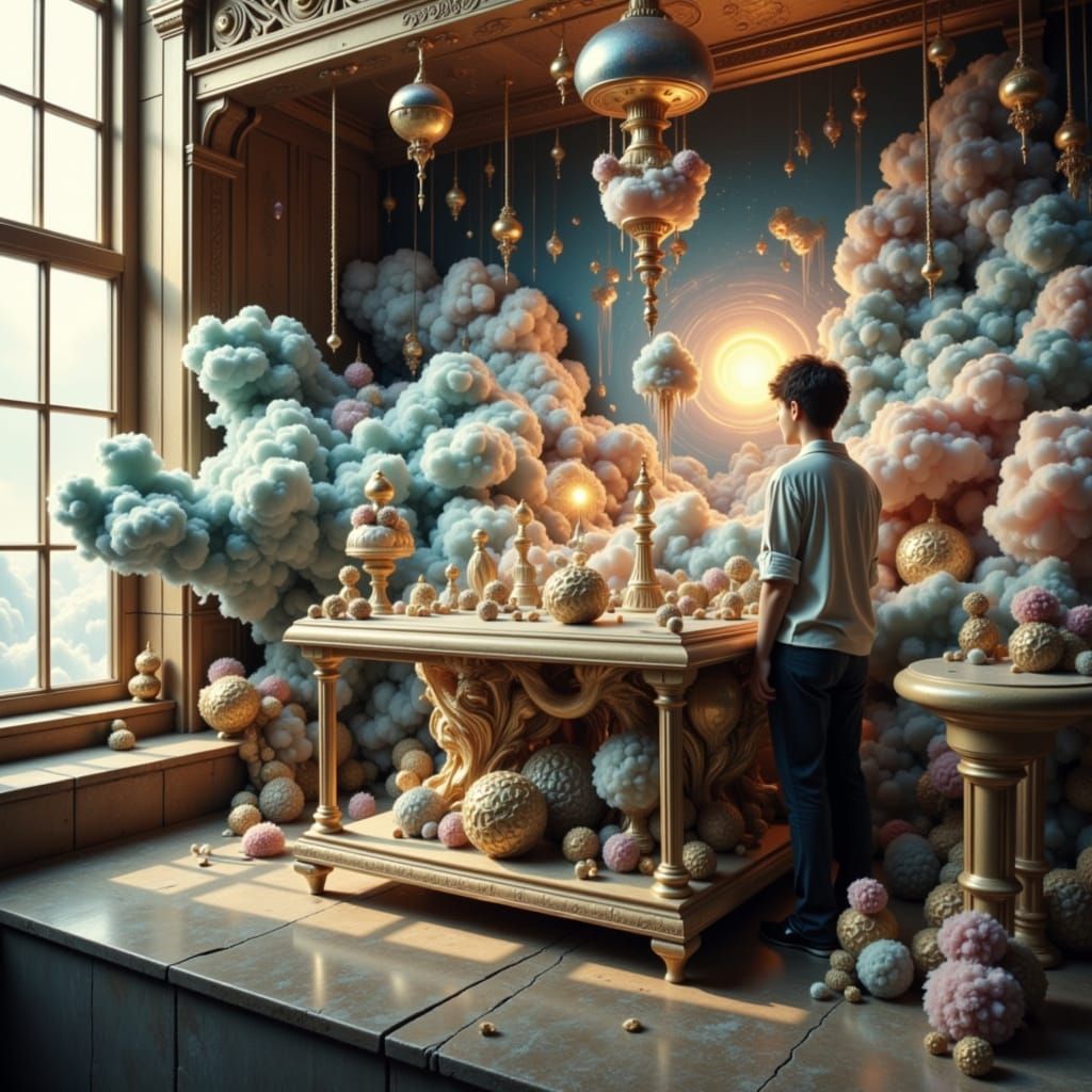 Surreal Dreamscape of Longing and Hope