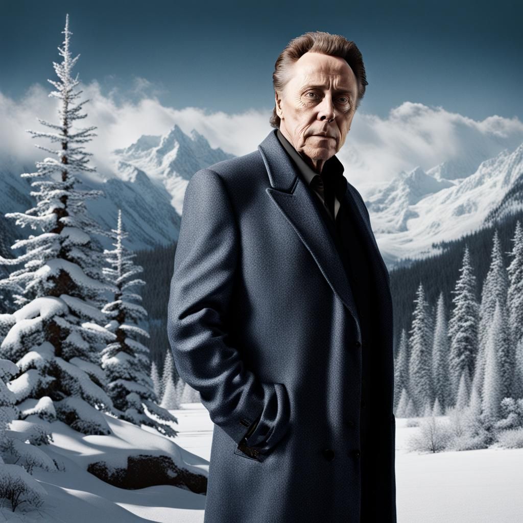 Walken in Winter Wonderland: An AI Interpretation