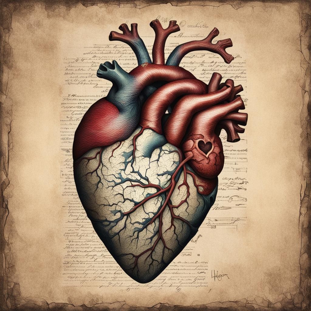 Anatomical Heart: A Wife's Eternal Devotion