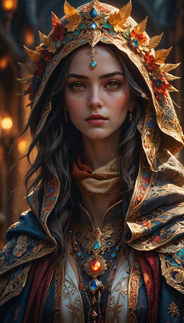 High Fantasy Portrait of a Beautiful Lady