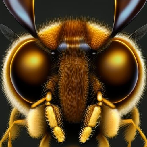 Portrait of a Honey Bee