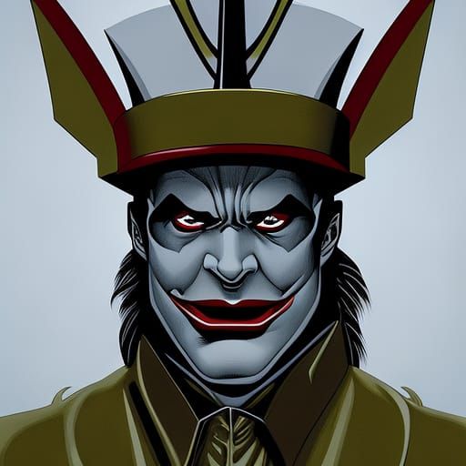 Sinister Portrait in Dark Fantasy Style