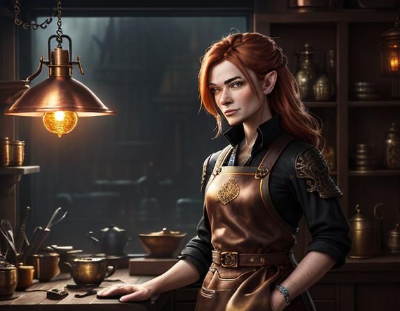 Gnome and Automata: Cinematic Digital Matte Painting