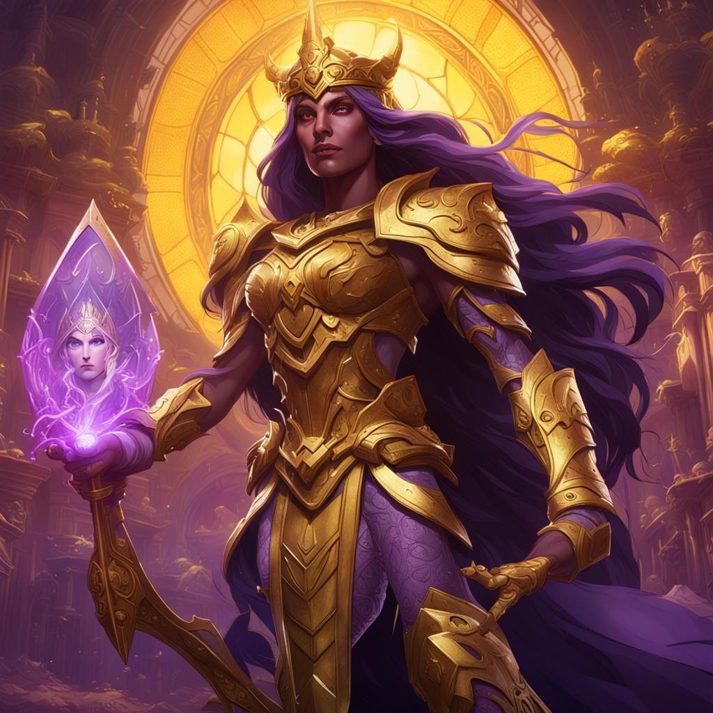 She-Ra Dark Fantasy Concept Art in 8k