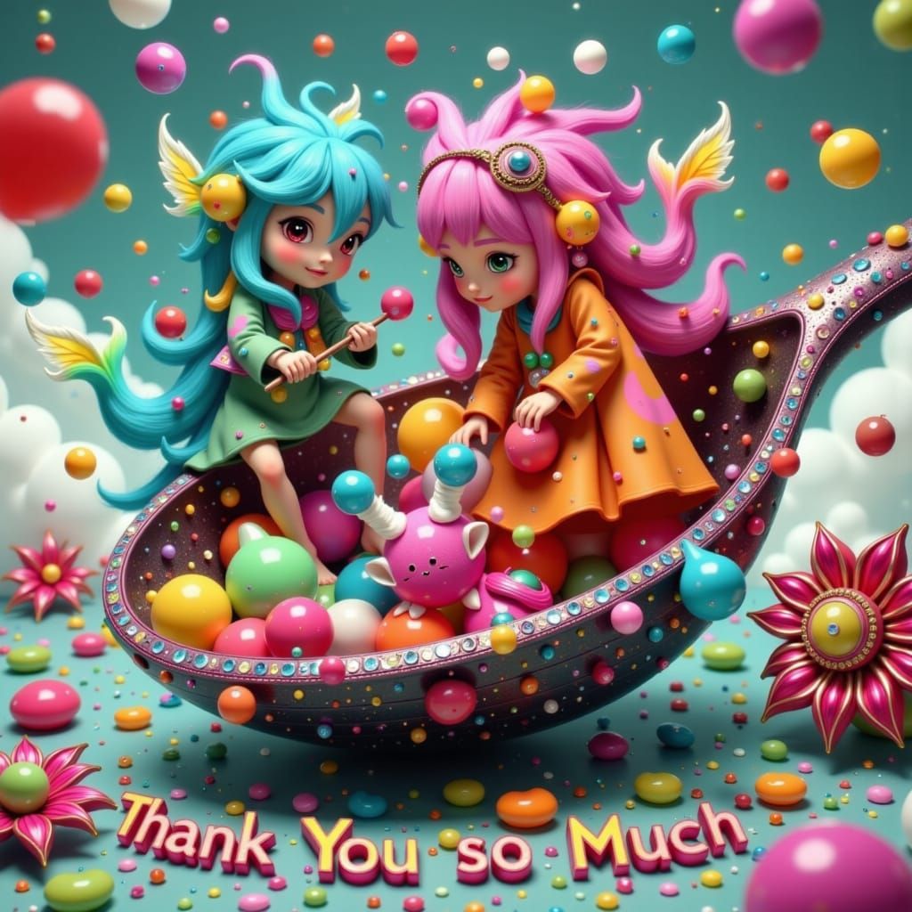 Jellybean People's Spoon Concert: Dreamlike Art