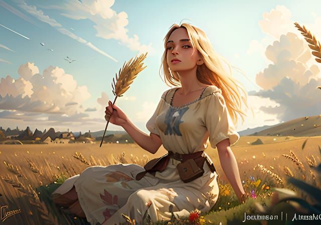 Pregnant Woman and Husband in Rose Garden