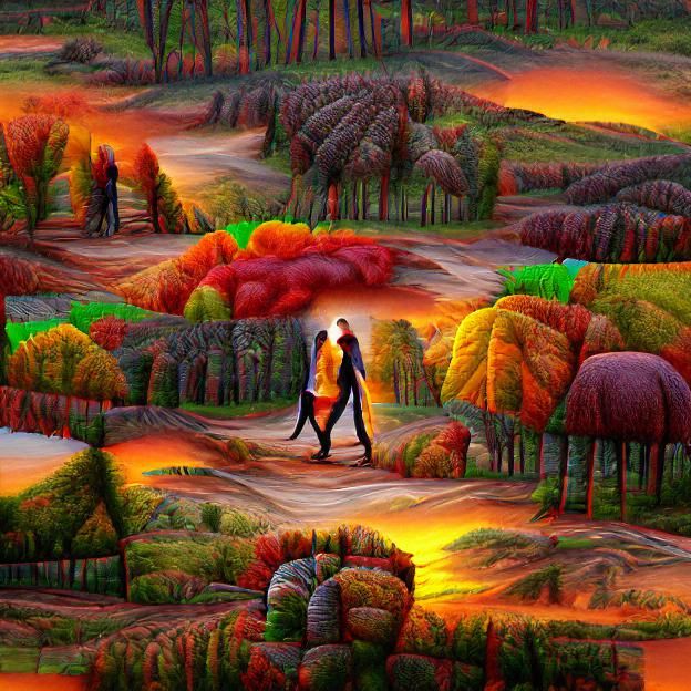 Enchanting Autumn Forest Path