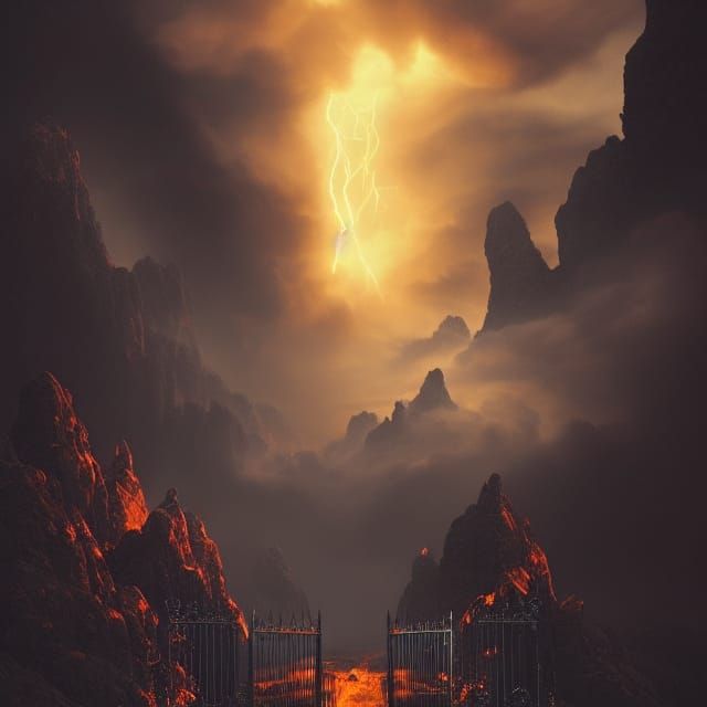 Devils Ascend from Hell's Gate