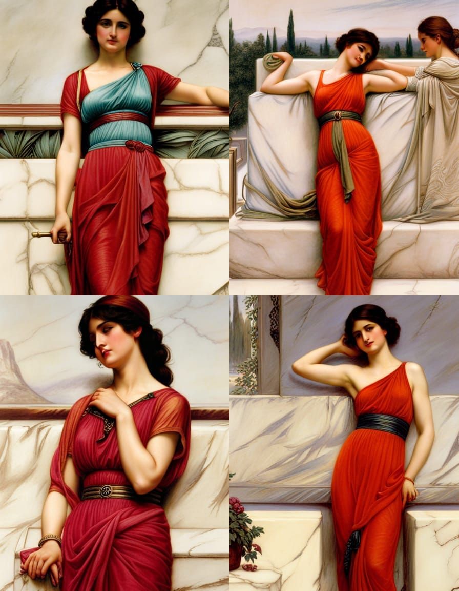 Classical Scene in Neoclassical Style