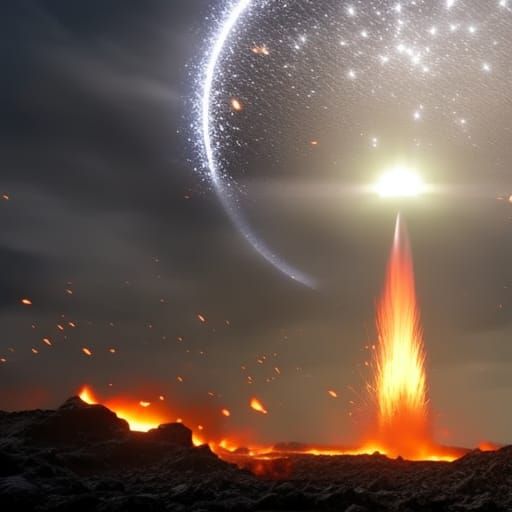 Crystalline Eruption: Alien Volcano in Unreal Engine
