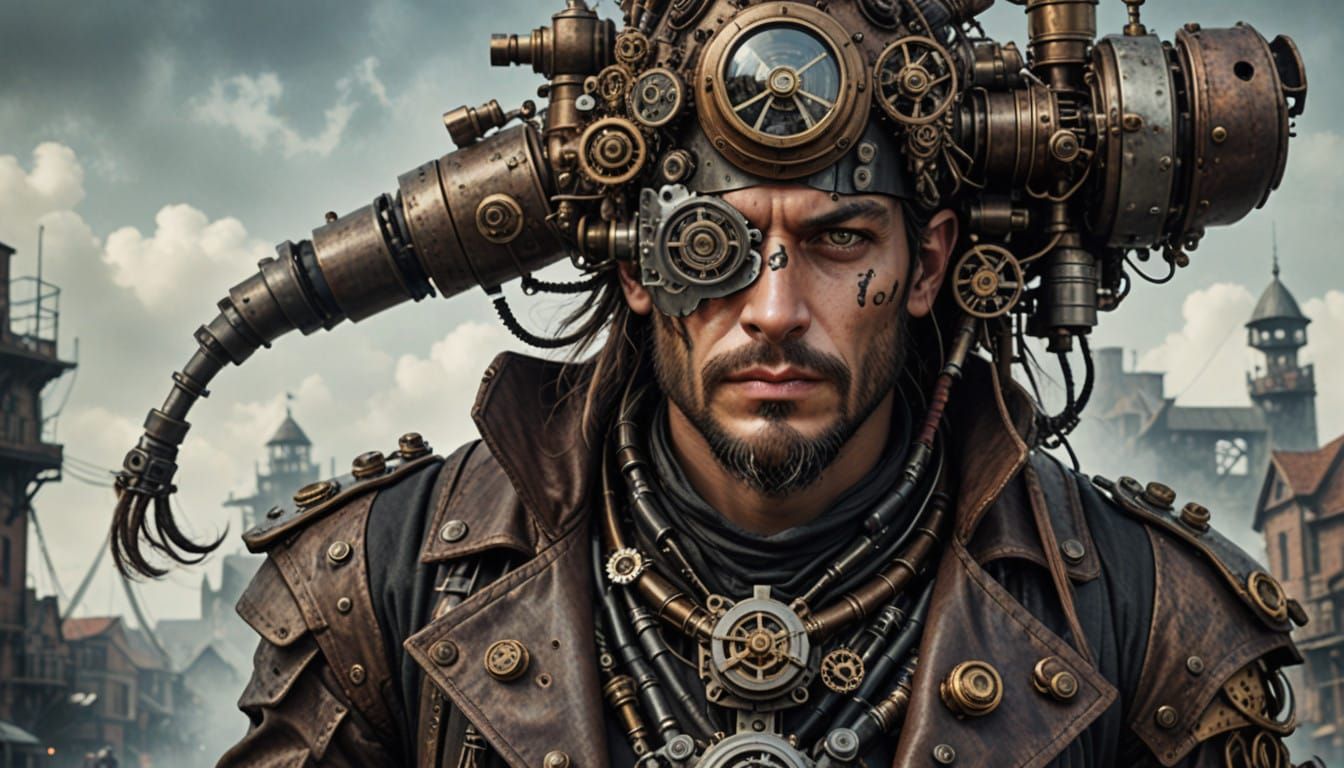 Steampunk Captain Reveals Cybernetic Identity
