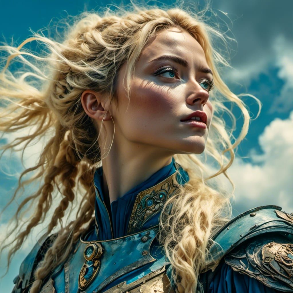 Beautiful Irish Woman Portrait in Cinematic Style