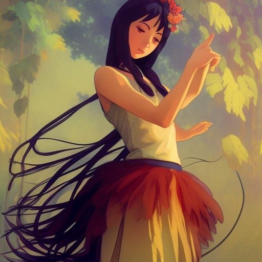 Studio Ghibli Ballerina Concept Art