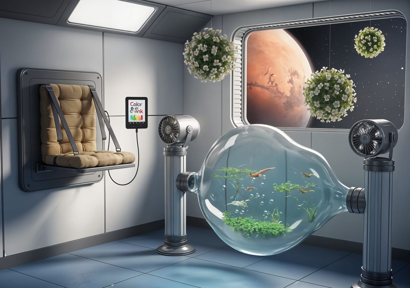 The Leisure Room on Enyo/Chi You Space Station