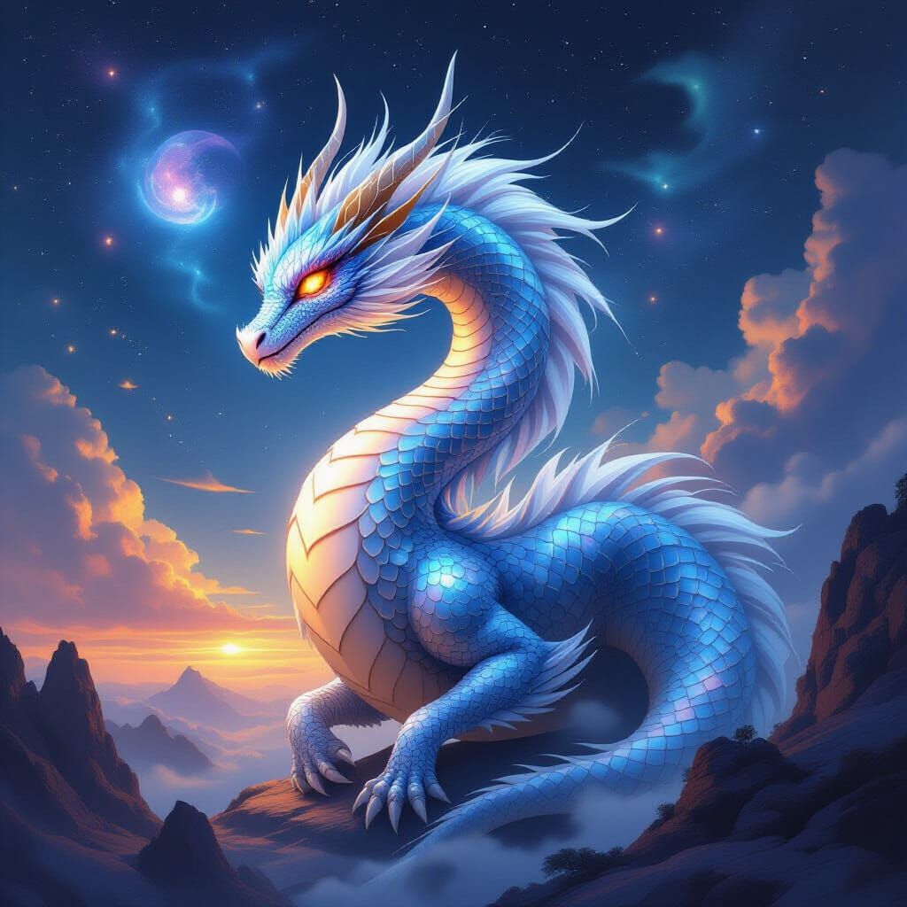 Ethereal Dragon of Digital Imagination