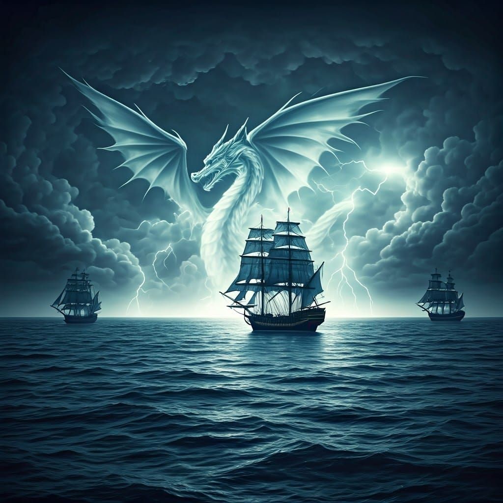 Dragon Mist Attacks Pirate Fleet on Caribbean Sea