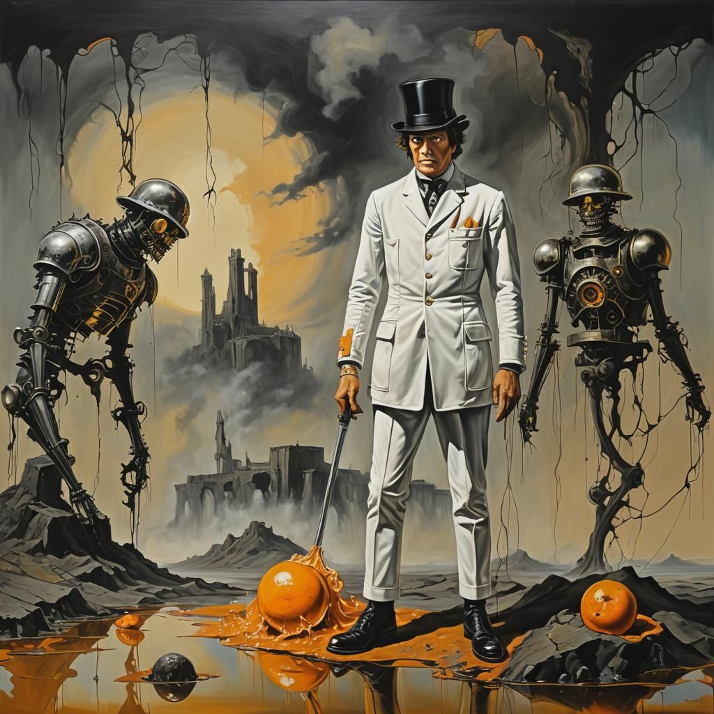 Surreal Clockwork Souls: A Dystopian Dark Fantasy