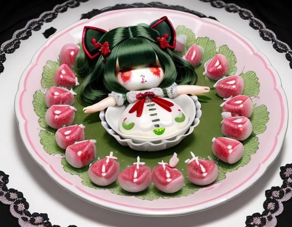 Wounded Doll: Anatomical Pastel Gore Art