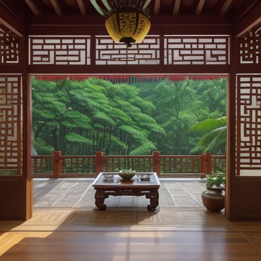 Traditional Chinese Estate in Majestic Splendor