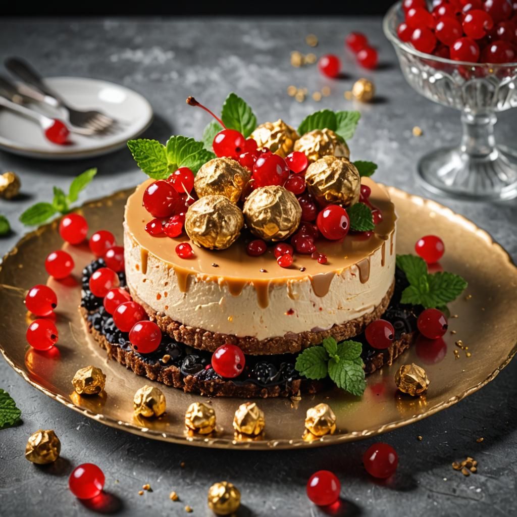 Nutella Biscoff Cheesecake with Ferrero Rocher: Exquisite De...