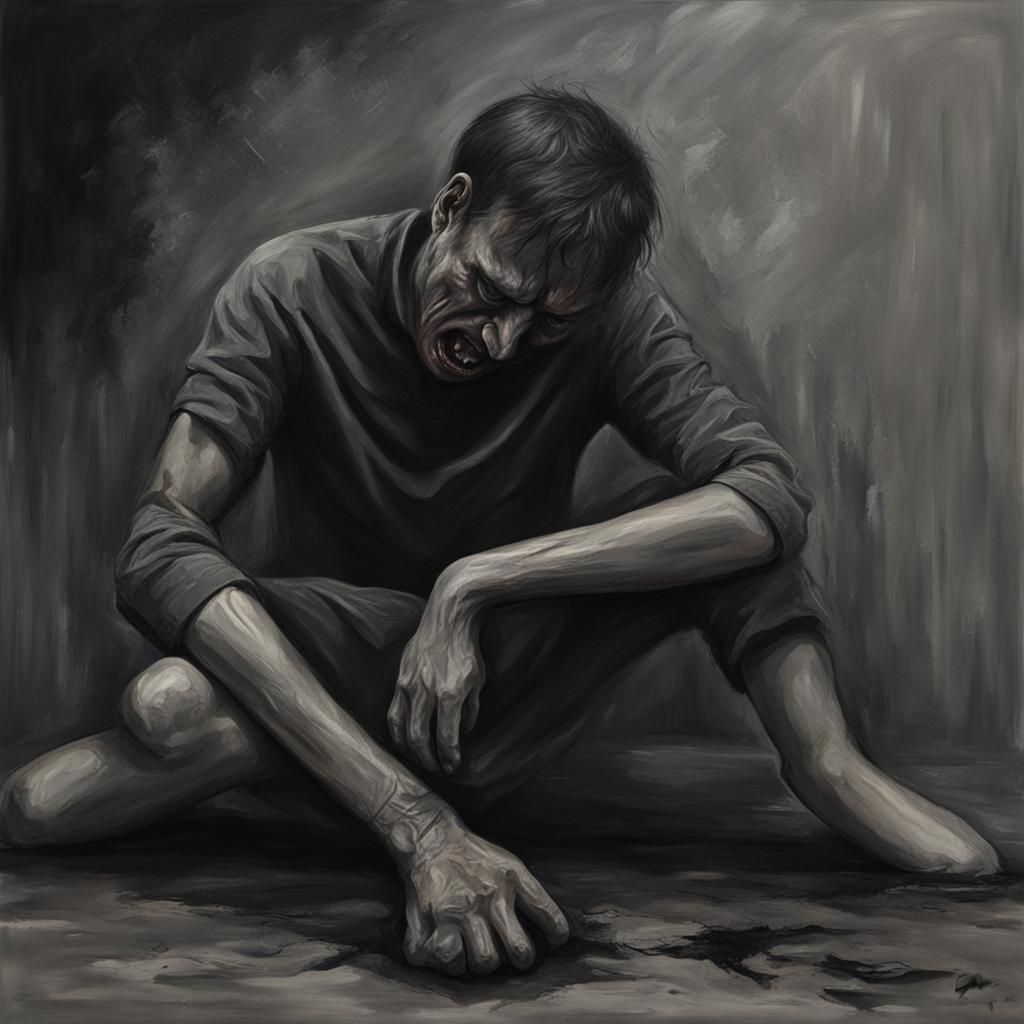 Depression and Anxiety: A Darkly Detailed Painting