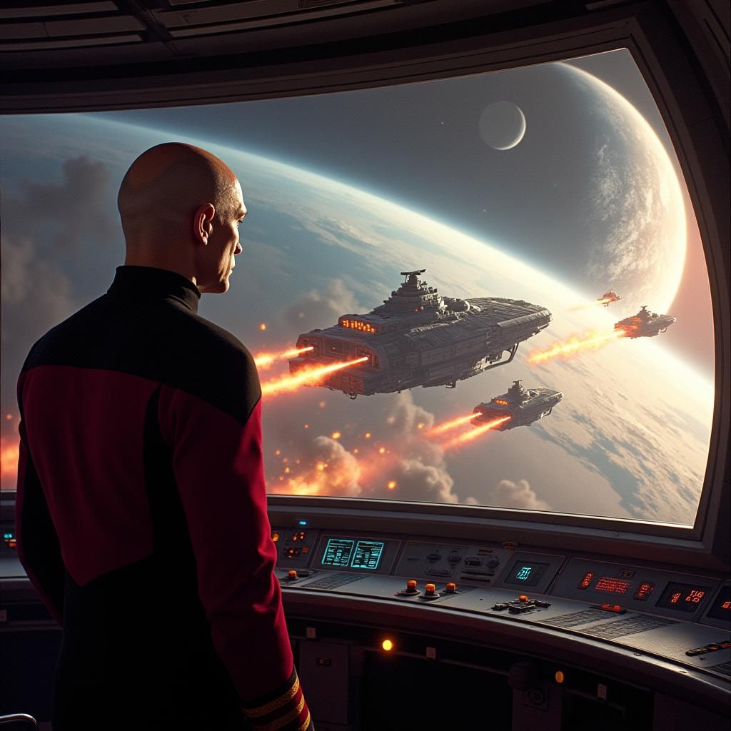 Star Trek: Picard Battles Klingons Near Earth