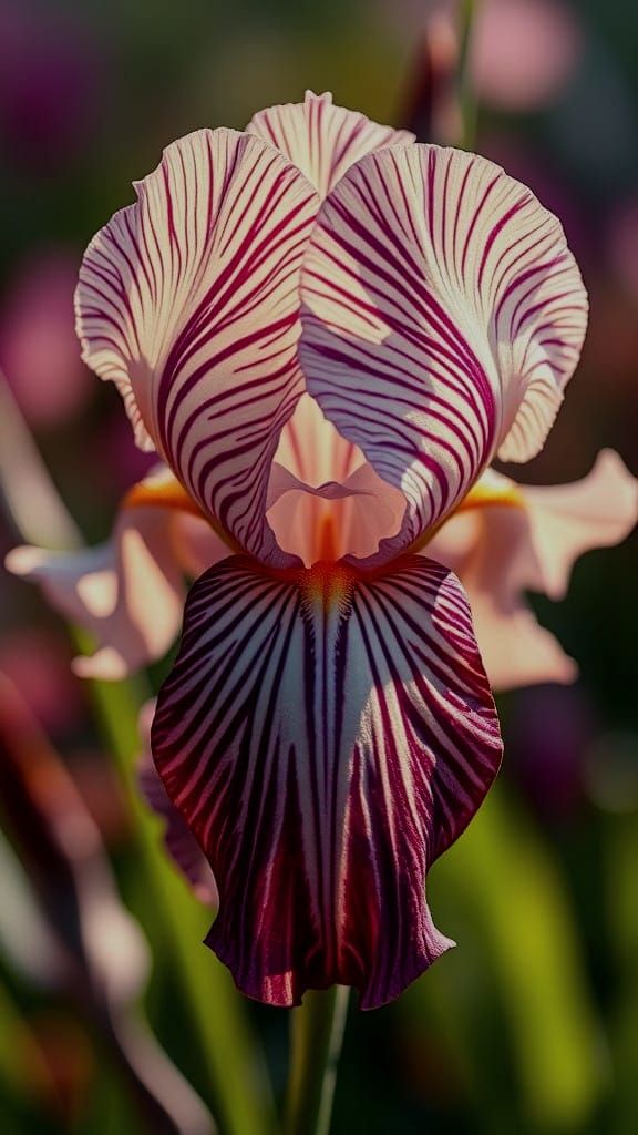 Zebra Striped Iris (Iris Germania)