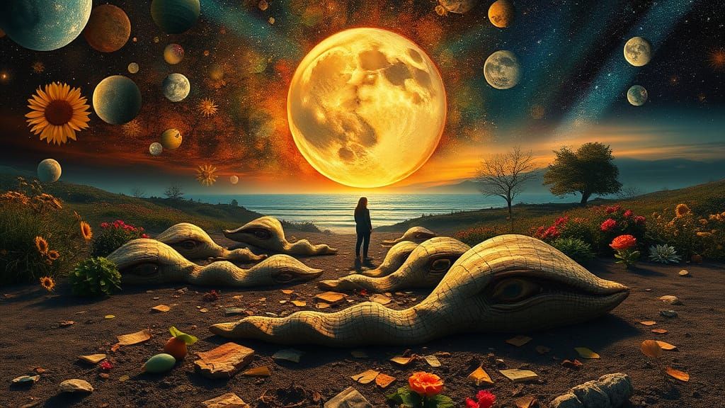 Whispers to the Earth in Surreal Surrender