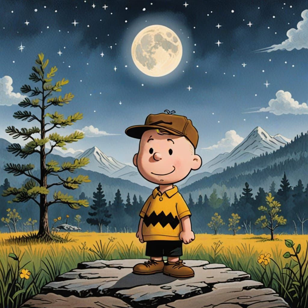 Sincere Boy Peers Out From Behind Hair