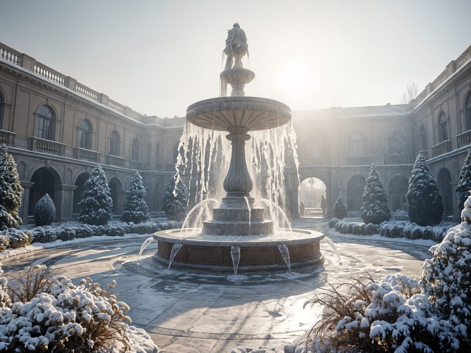 Winter Fountain