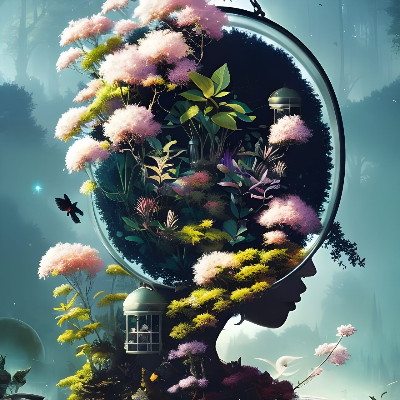 Celestial Botanical Garden in a Jar