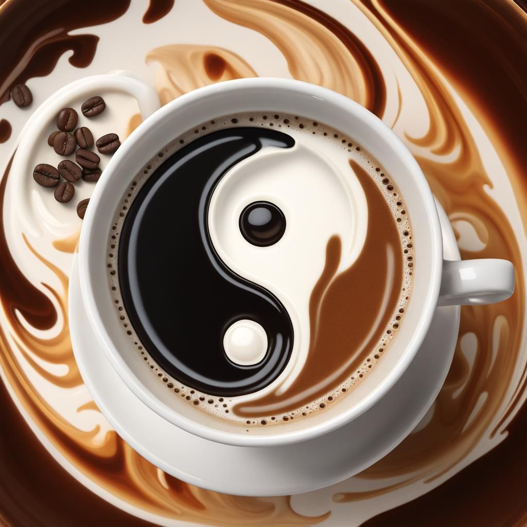 Ying Yang Coffee Fantasy ☕️☯️