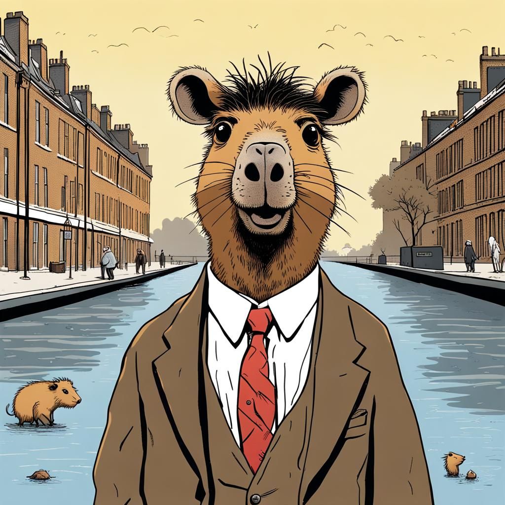 Mr. Bean as Castaway, Capybara Caretaker