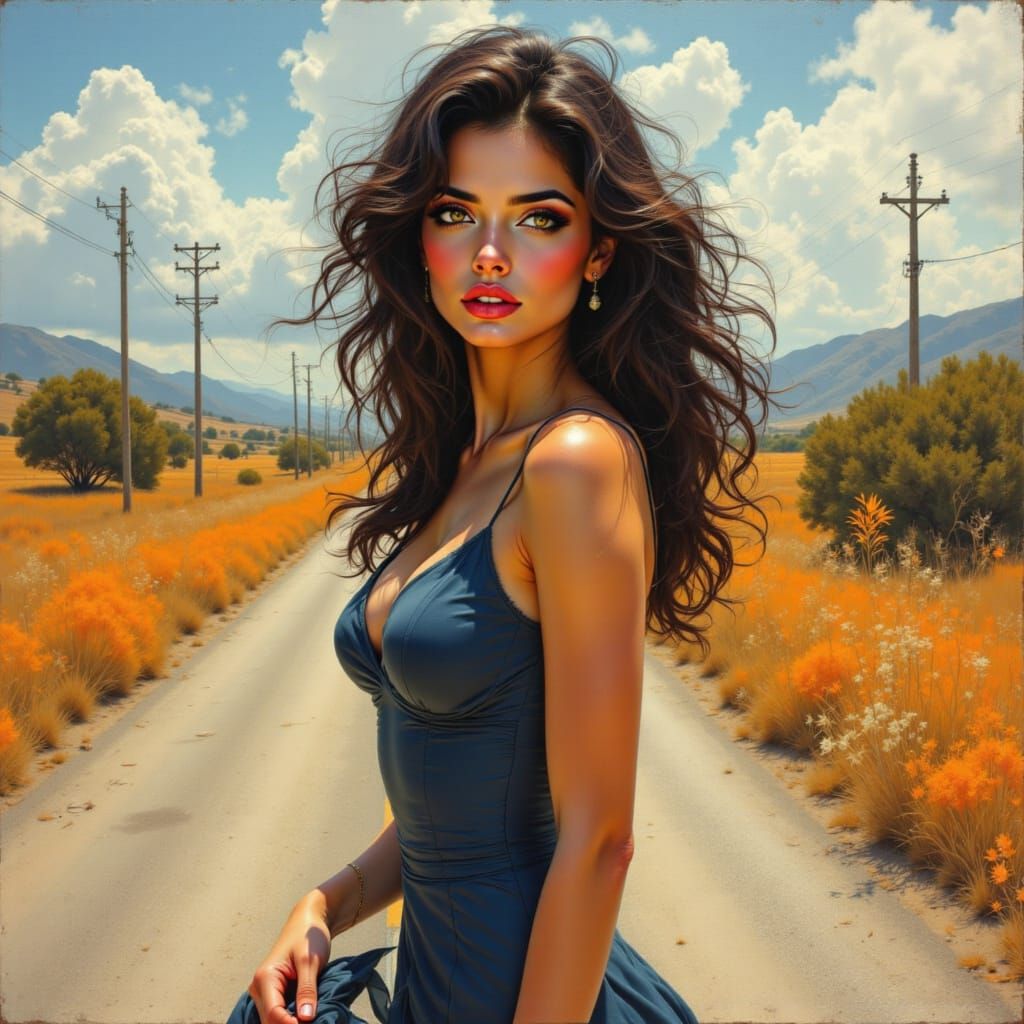 Sunday walk in the countryside