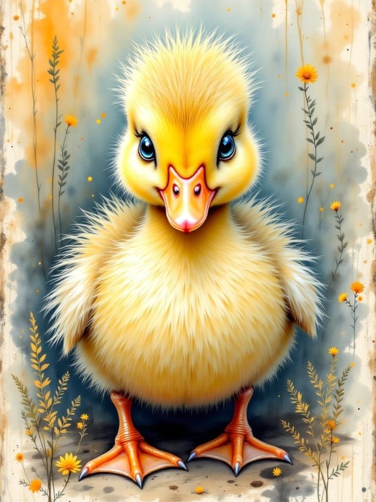 Duckling pawtrait