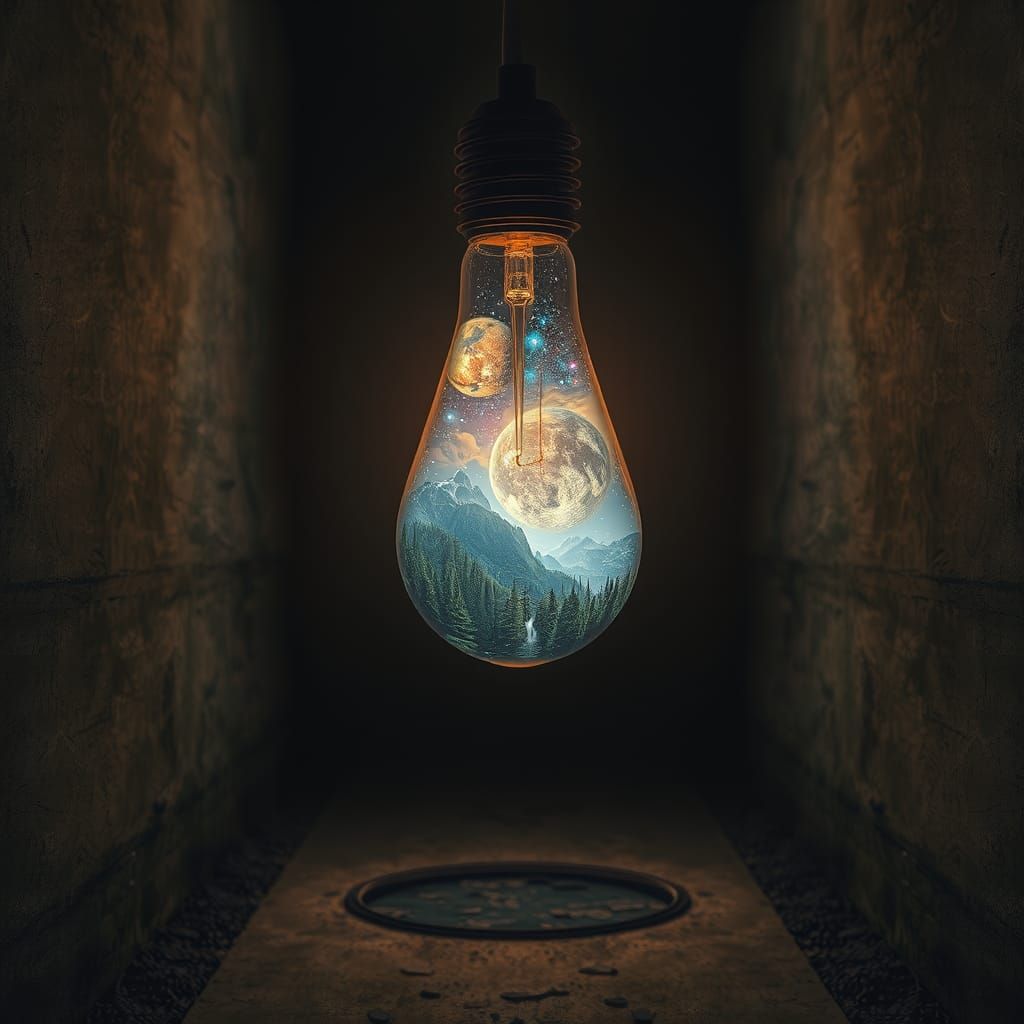 Universe Within a Lightbulb: Mystical Realism