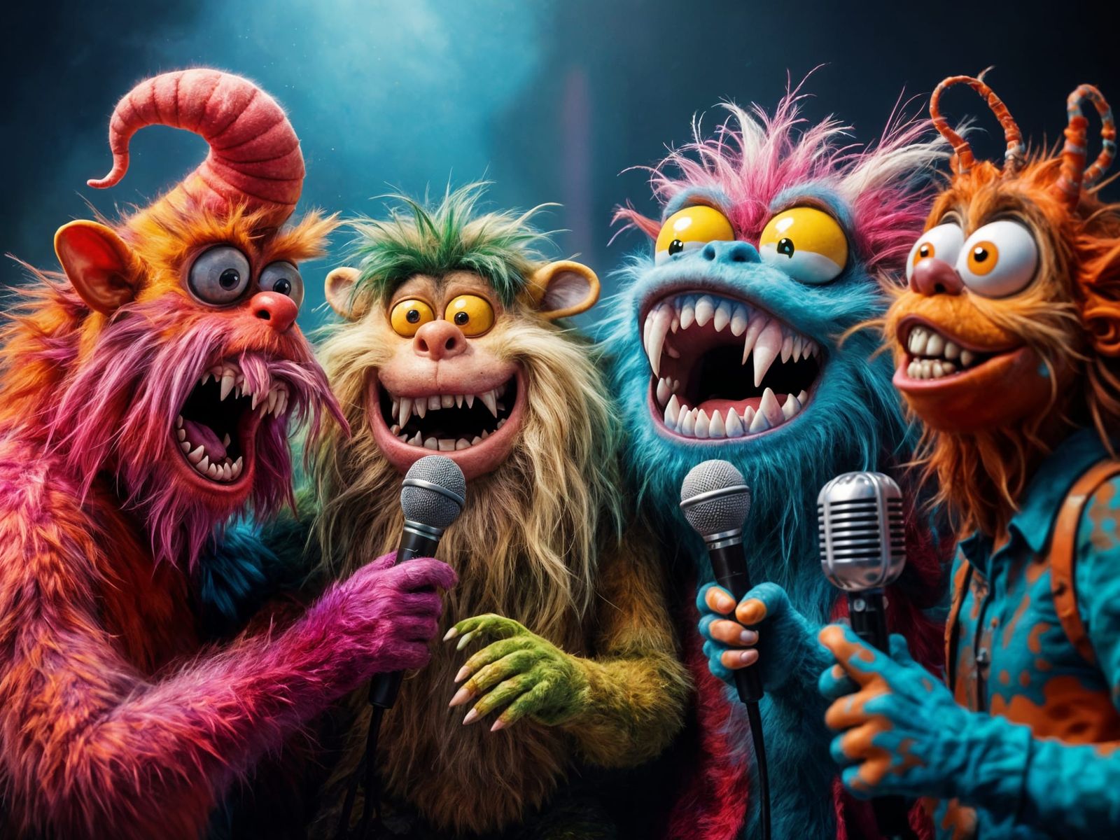 Vivid Creatures Singing: Hyperrealistic Magical Realism