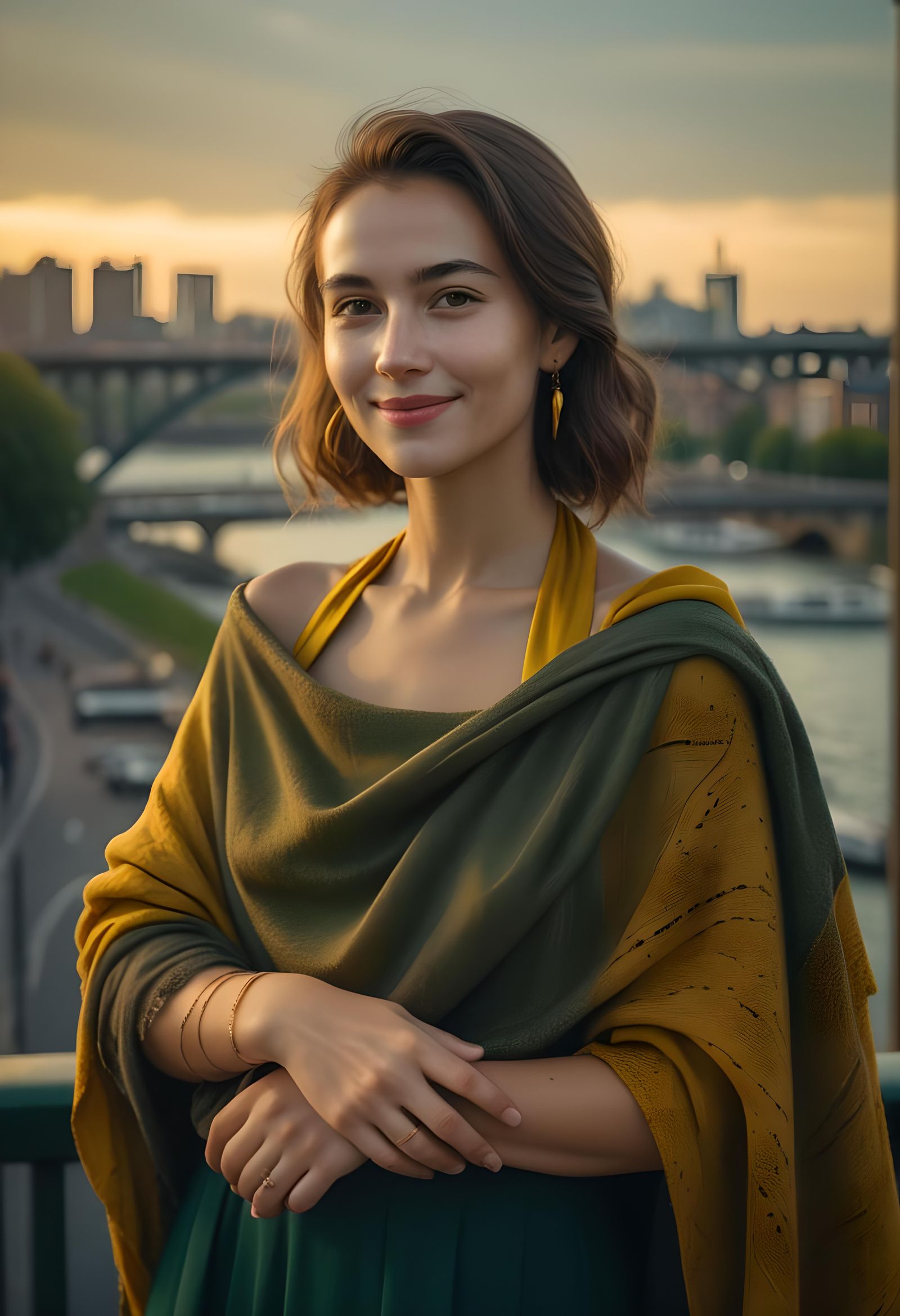 Woman with Secret Smile, Leica Portrait